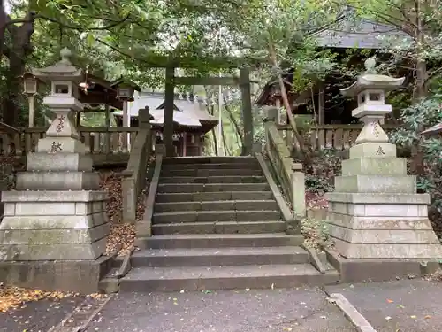 久米水天宮の鳥居