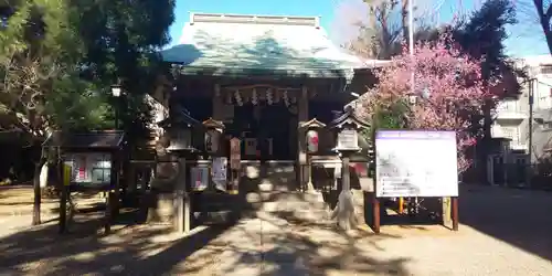 上目黒氷川神社の本殿・本堂