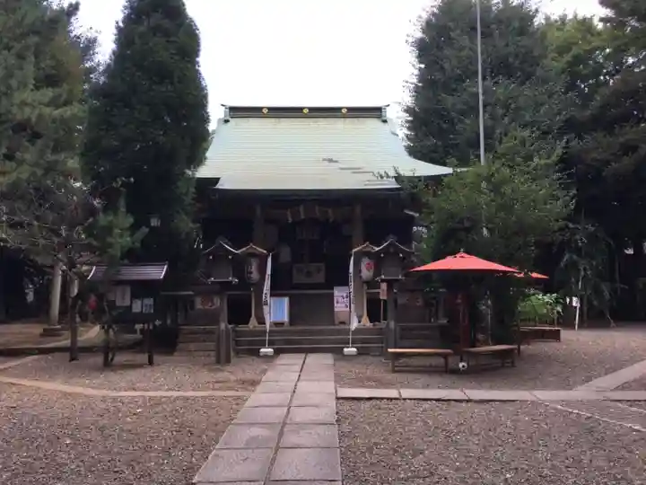 上目黒氷川神社の本殿・本堂