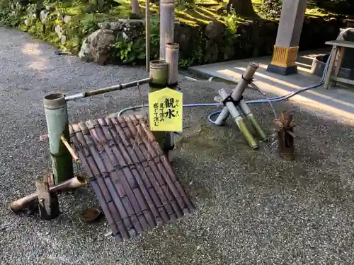 白山比咩神社の手水舎