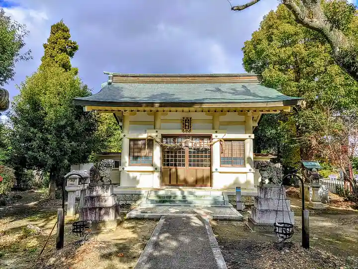 八幡社の本殿・本堂