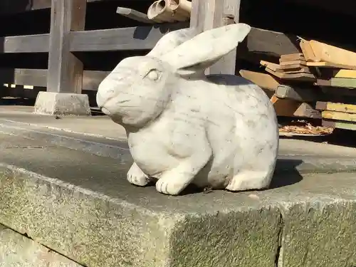 (下館)羽黒神社の狛犬