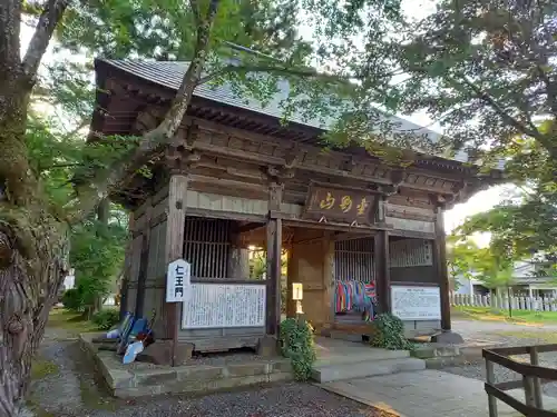 如法寺（鳥追観音）の山門・神門