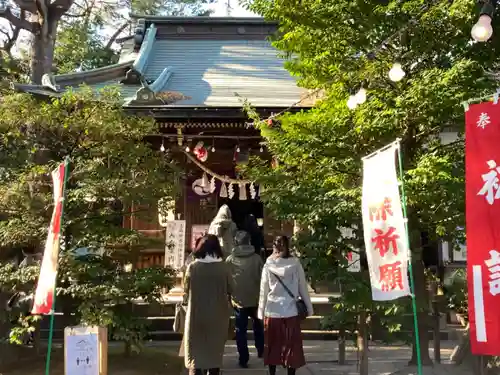 上高田氷川神社の初詣