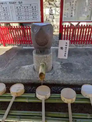 山田天満宮の手水舎