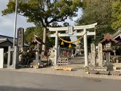 都波岐奈加等神社の鳥居