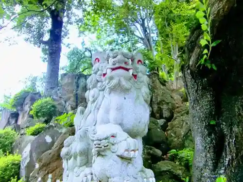 師岡熊野神社の狛犬