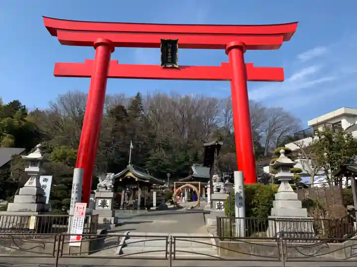 武州柿生琴平神社の鳥居