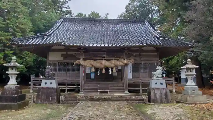 知波夜比古神社の本殿