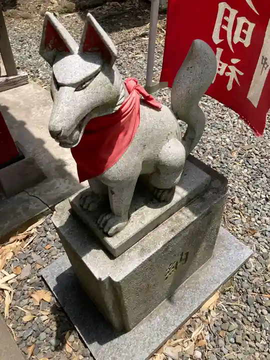 宇都宮稲荷神社(宇都宮辻幕府旧跡)の狛犬