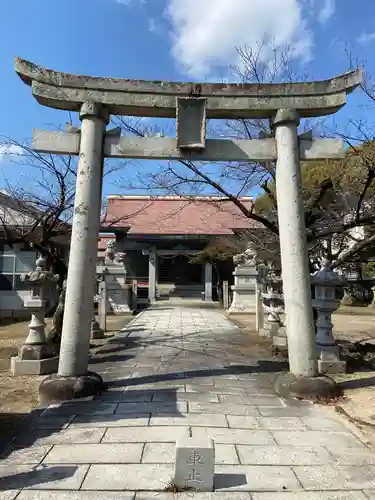 安芸津彦神社の鳥居