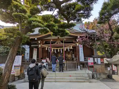 鳩森八幡神社の本殿・本堂
