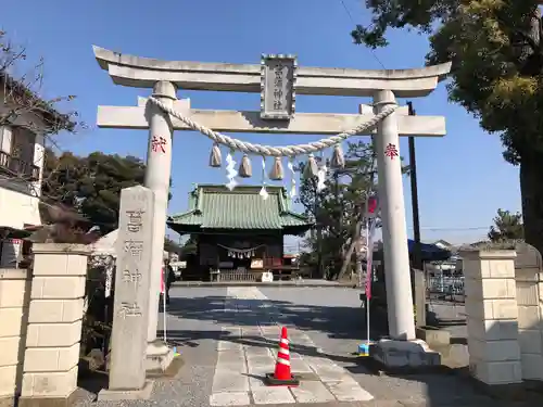 菖蒲神社の鳥居