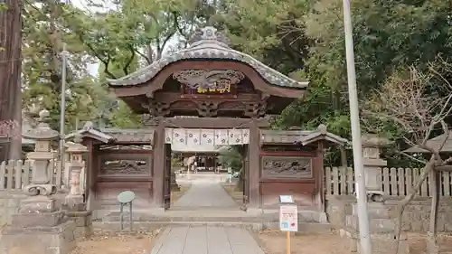 朝日森天満宮の山門