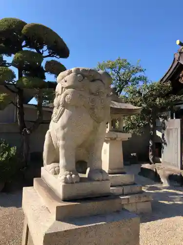 荒井神社の狛犬