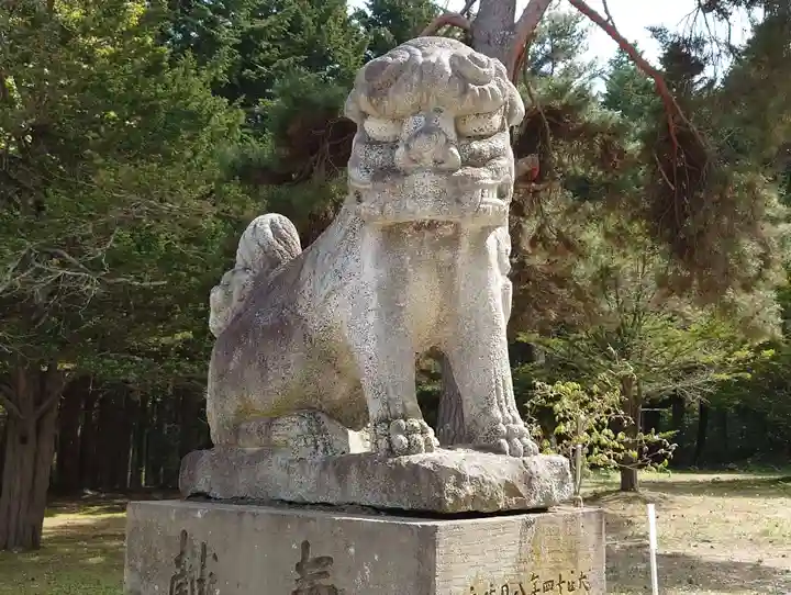 網走神社の狛犬