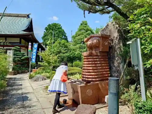 間々観音（龍音寺）の手水