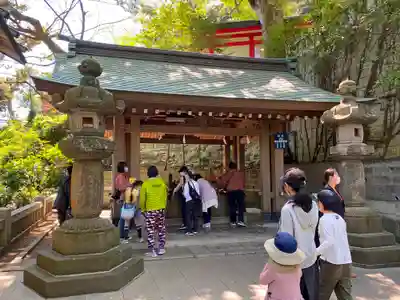 江島神社の手水舎