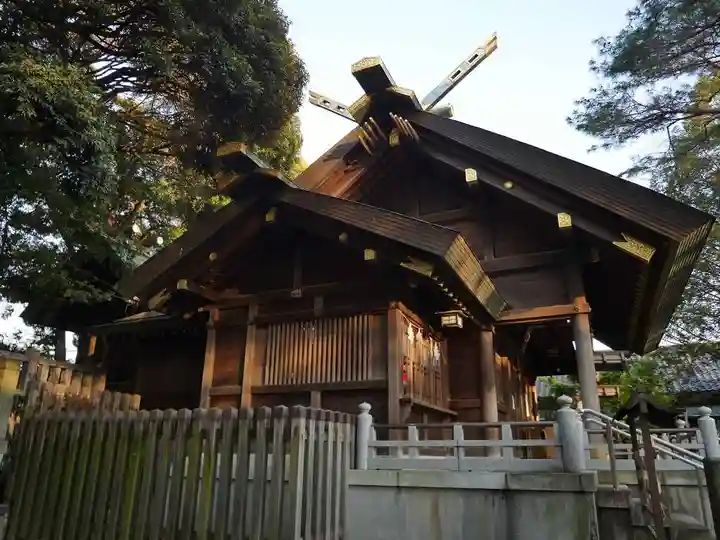 用賀神社の本殿・本堂
