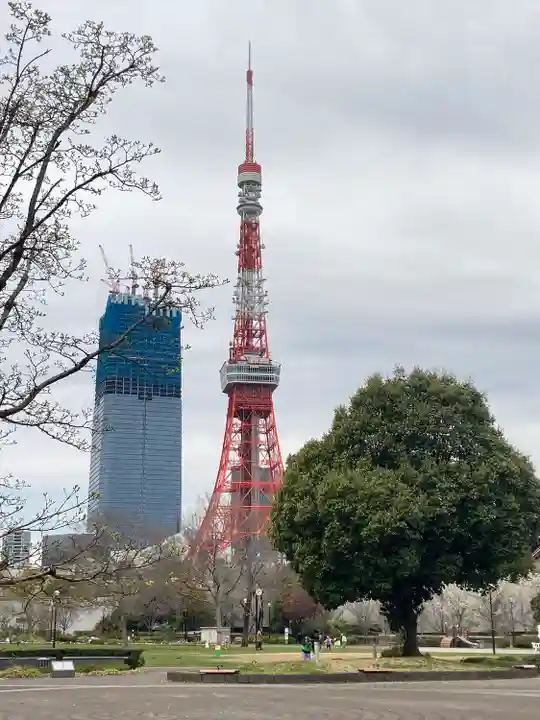 芝東照宮の周辺