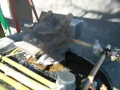 森山社（森山神社）の手水舎