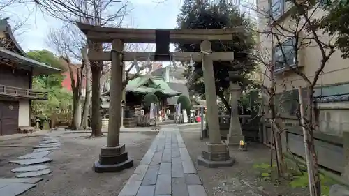 小野照崎神社の鳥居