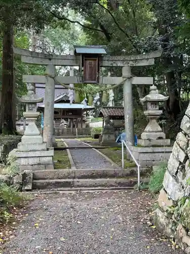 篠葉神社の鳥居