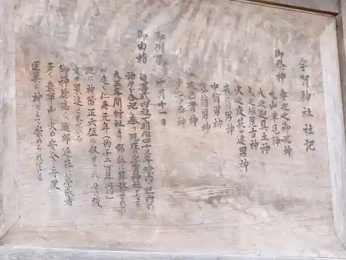 宇賀神社の歴史