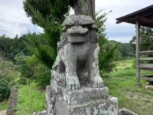瀧田神社の狛犬