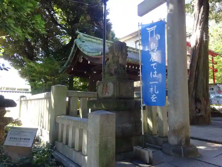 居木神社の狛犬
