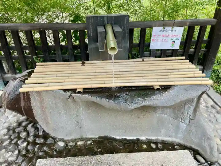 櫻岡大神宮の手水舎