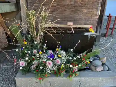 上尾御嶽神社の手水舎