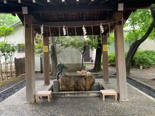 亀戸 香取神社の手水舎