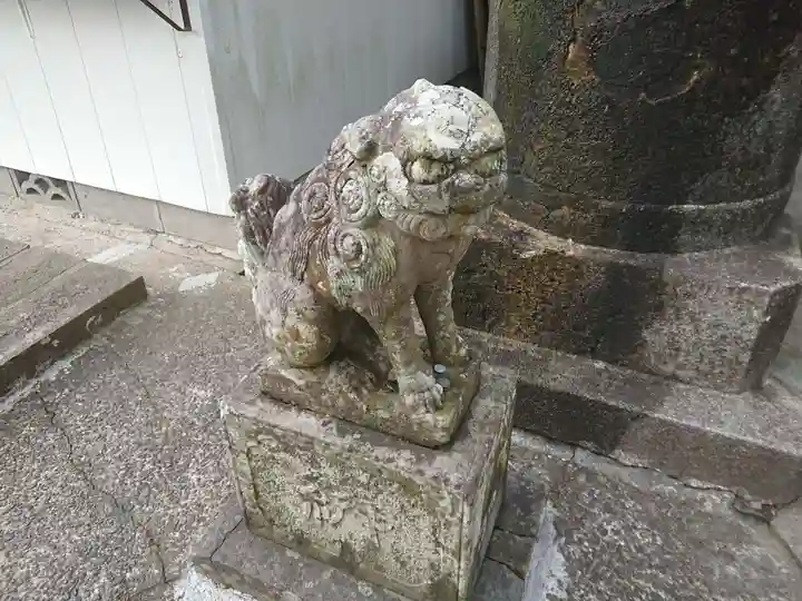 田間神社の狛犬
