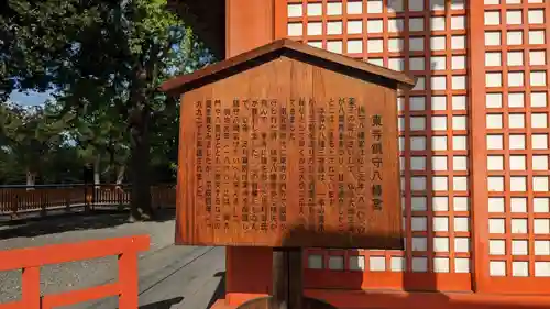 東寺鎮守八幡宮・東寺境内社八島殿の歴史