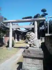 雷神社の鳥居