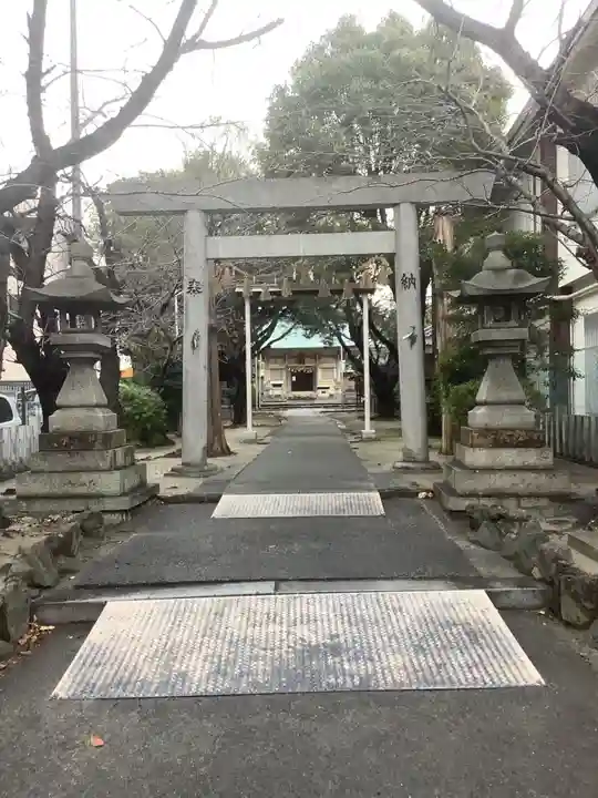 神明社(高畑神明社)の鳥居