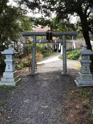 阿波々神社の鳥居