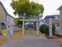 天神社(木曽川町内割田)の鳥居