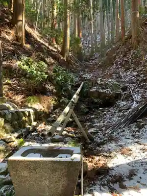 古殿八幡神社の手水舎