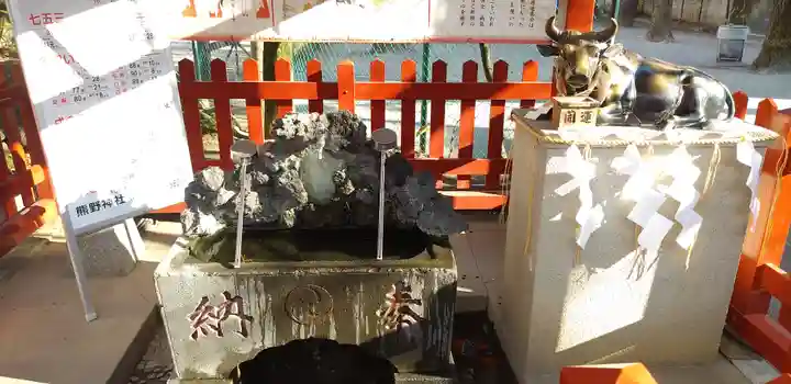 五方山熊野神社の手水舎