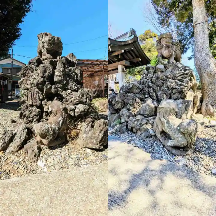 菊田神社の狛犬