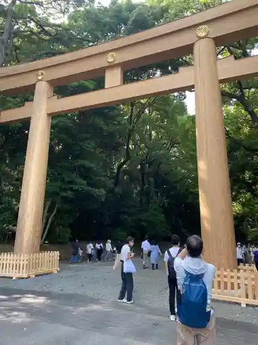 明治神宮の鳥居