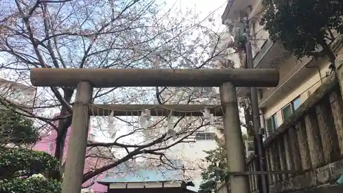 諏訪神社の鳥居