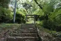 蚕影神社の鳥居