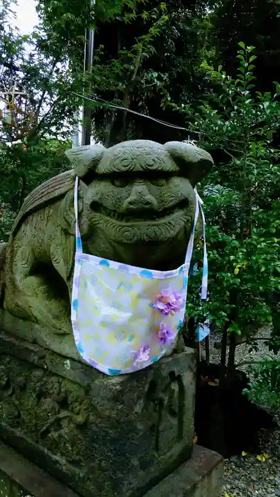 菊田神社の狛犬