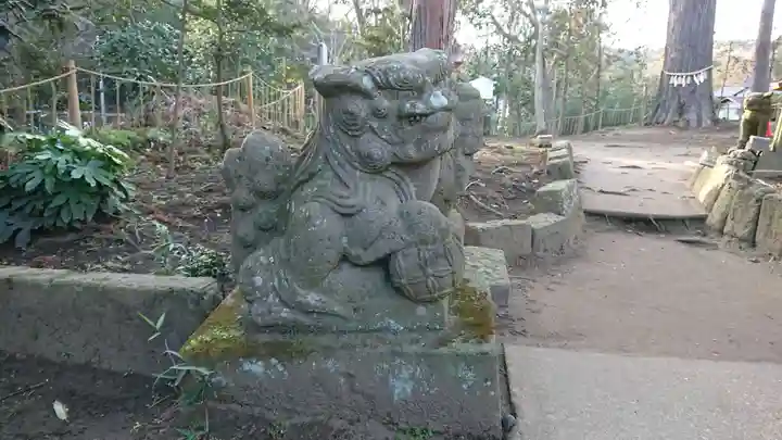 鶴峯八幡宮の狛犬