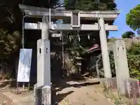 佐江戸杉山神社の鳥居
