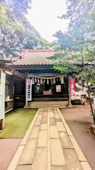 高津比咩神社の本殿・本堂
