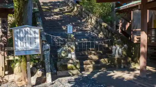 鎮西大社諏訪神社の狛犬